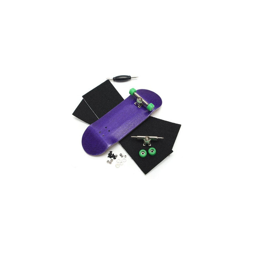 Wooden Multicolor Baseboard Mini Skateboard Set Indoor Toys