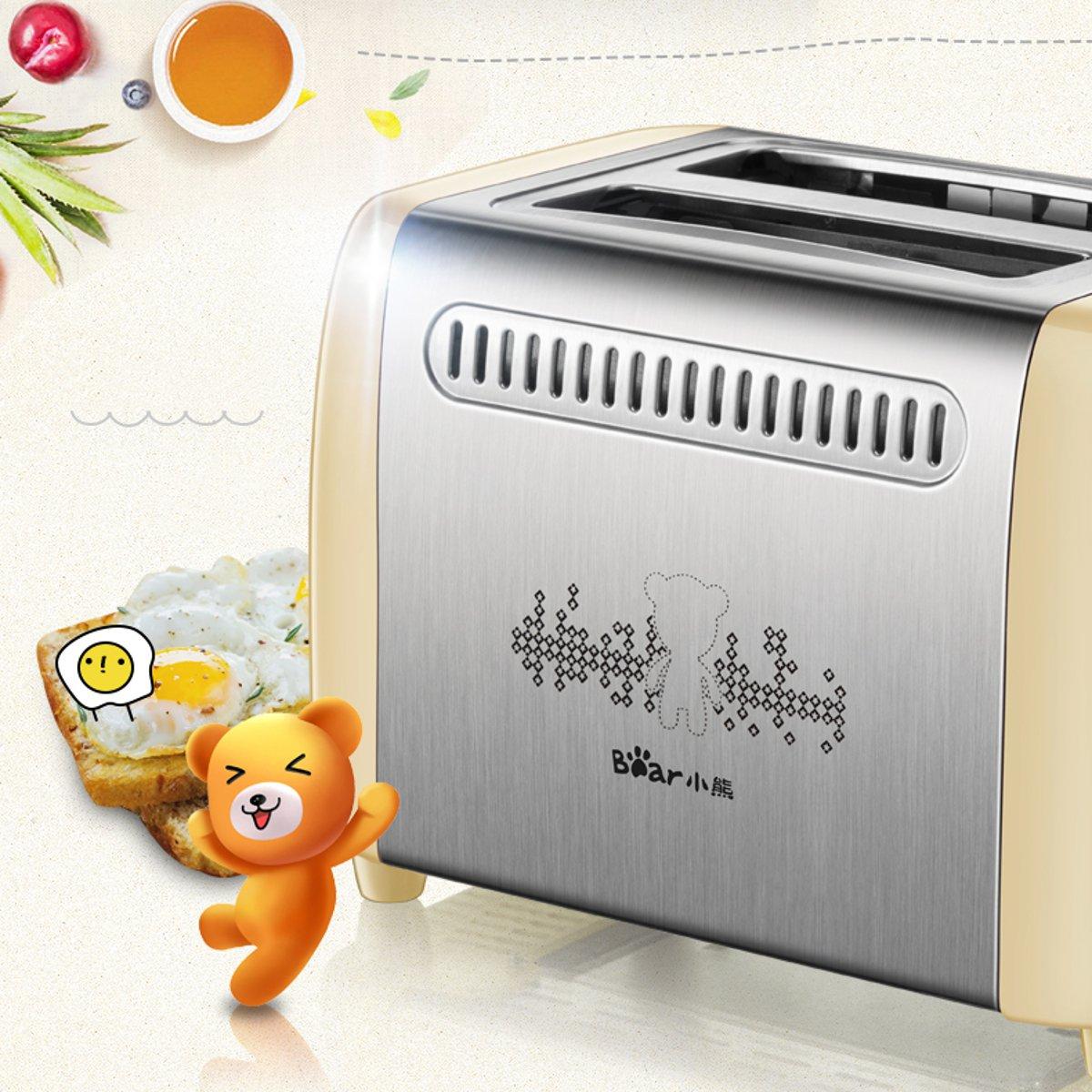 Automatic Household Toaster Two pieces of bread Toaster for Breakfast Bread Maker