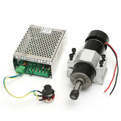 110-220V 500W Spindle Motor with Speed Governor and 52mm Clamp for CNC Machine
