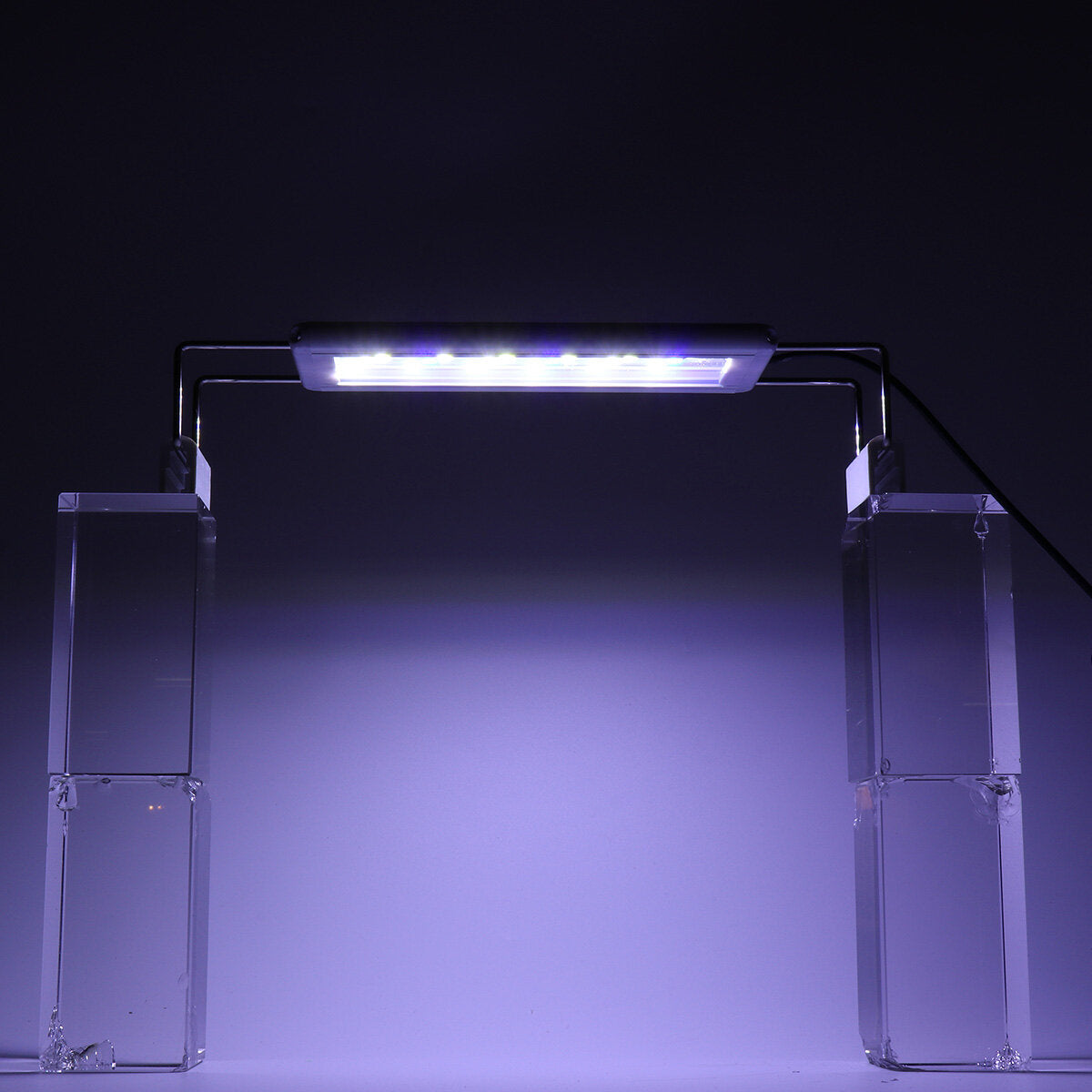 5W LED Fish Tank Light 20CM Aquarium Bracket Clip Light Aquarium Lighting Extendable Aquatic Plant Light for 20-30cm Fish Tank