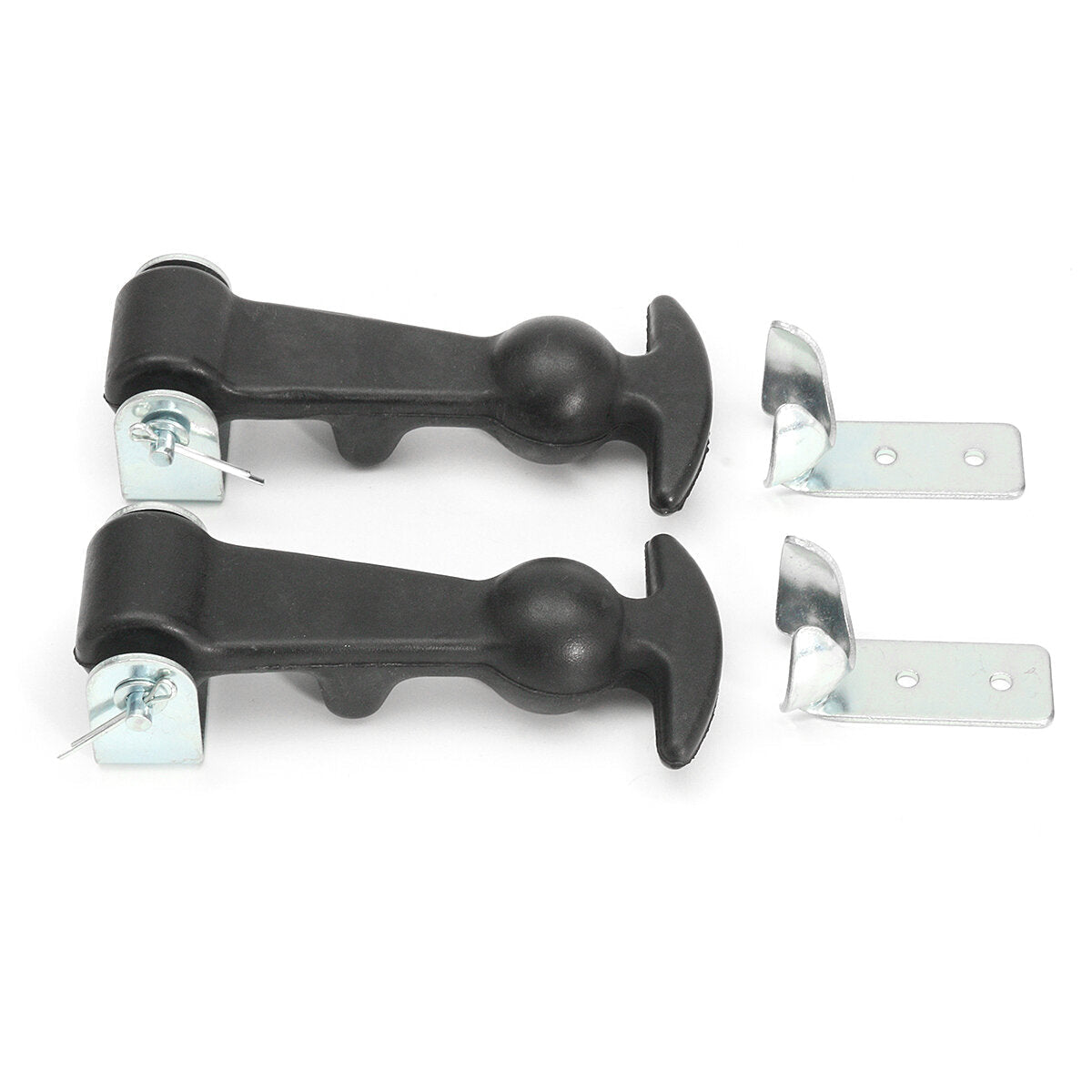 2pcs Bonnet Fastener 112mm Rubber Door Catch Rally Car Horsebox Trailer
