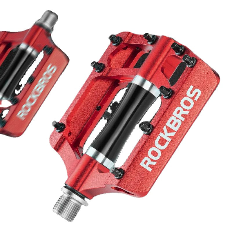 Bike Pedals Flat Aluminum 9/16" Non-Slip Sealed Bearing Cleats Alloy