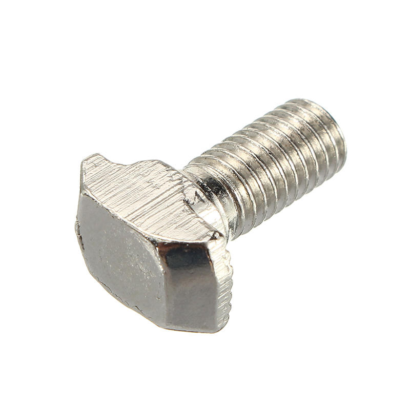 10Pcs M5 20 T-Bolt Carbon Steel European Standard Screws
