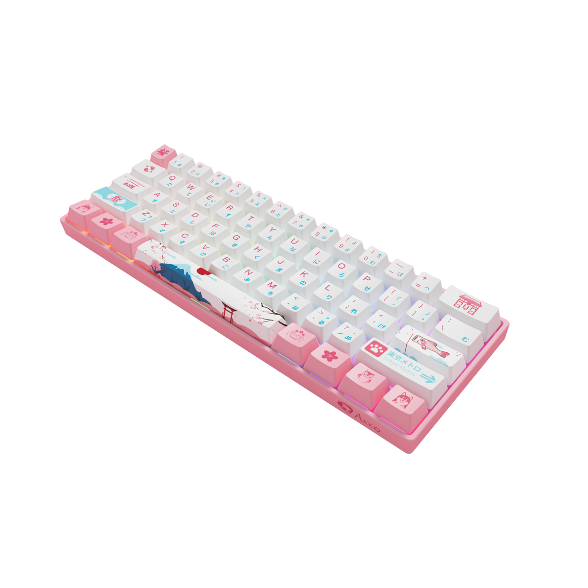 Mechanical Keyboard 61 Keys Wired Hot Swappable Gateron Prelubricate Switch RGB Cherry Profile PBT Keycaps Gaming Keyboard