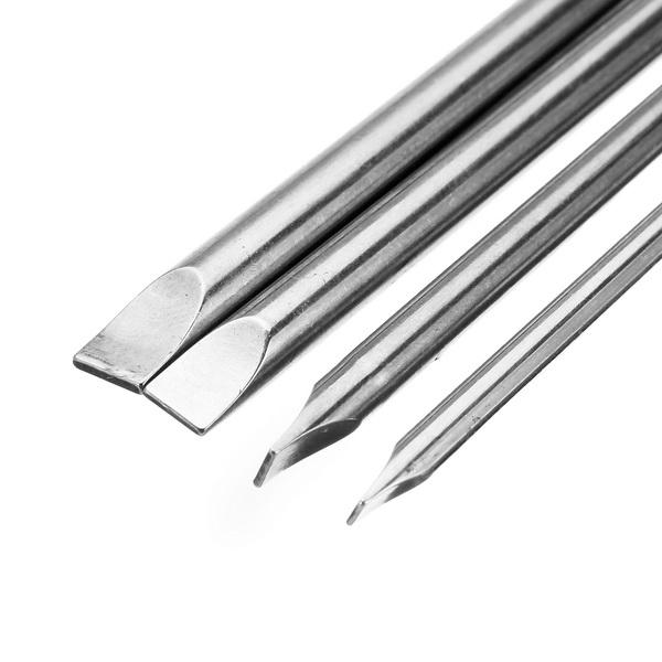 4Pcs 150mm Magnetic 3.0-6.0mm Flat Head Slotted Tip Screwdrivers Bits
