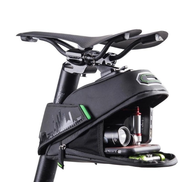 MTB Bike Seat-post Waterproof Shockproof Saddle Reflective Bicycle Bag