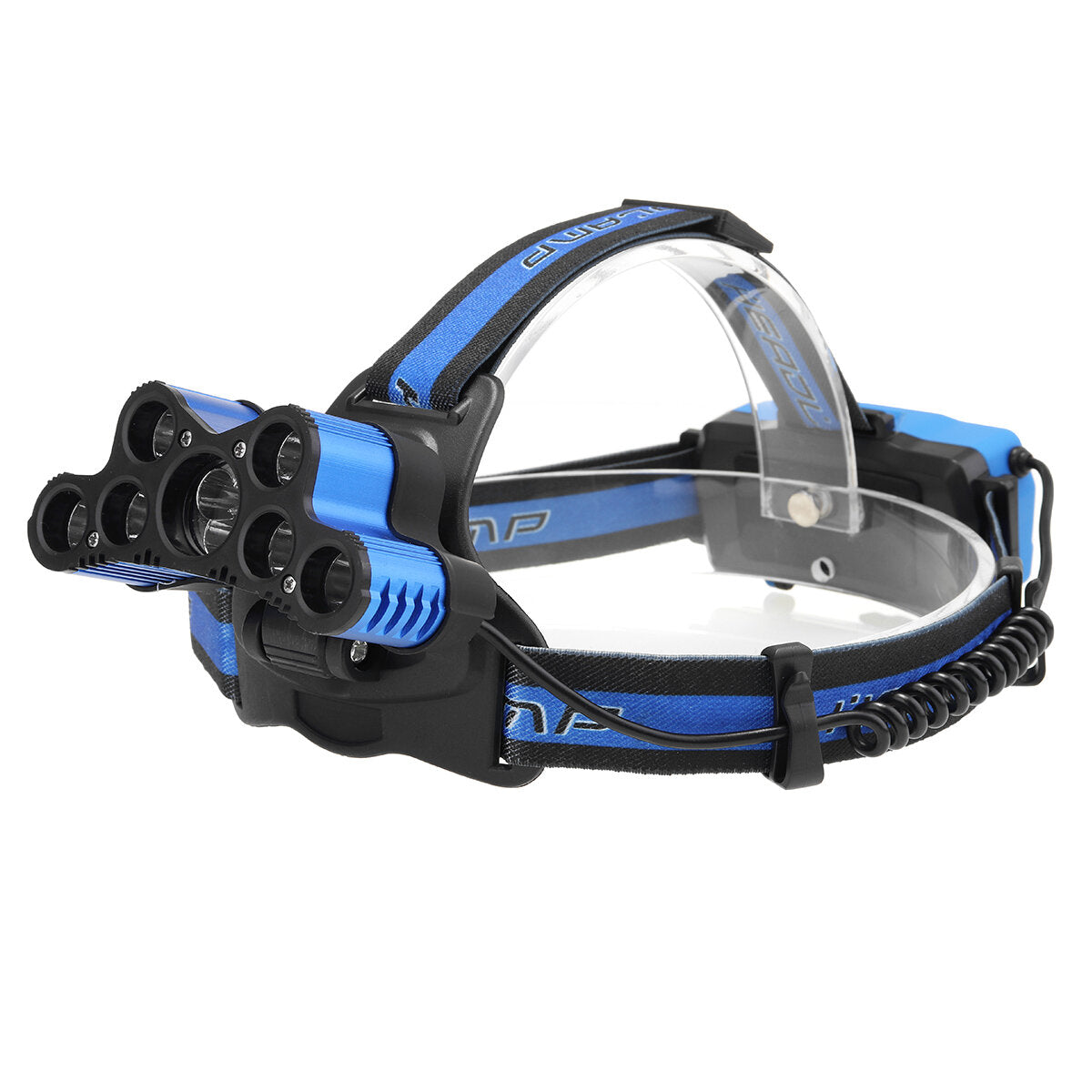 9xT6 LED Headlamp USB Rechargeable 6 Modes Bike Headlight 18650 Torch Lamp Outdoor Night Cycling Work Light