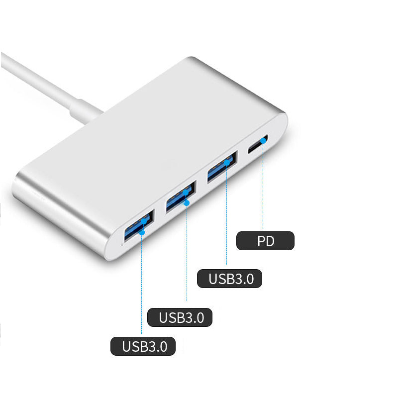 Type-C to USB 3.0 with Type c Charging Port Adapter Extension USB Charger for Mobile Phone
