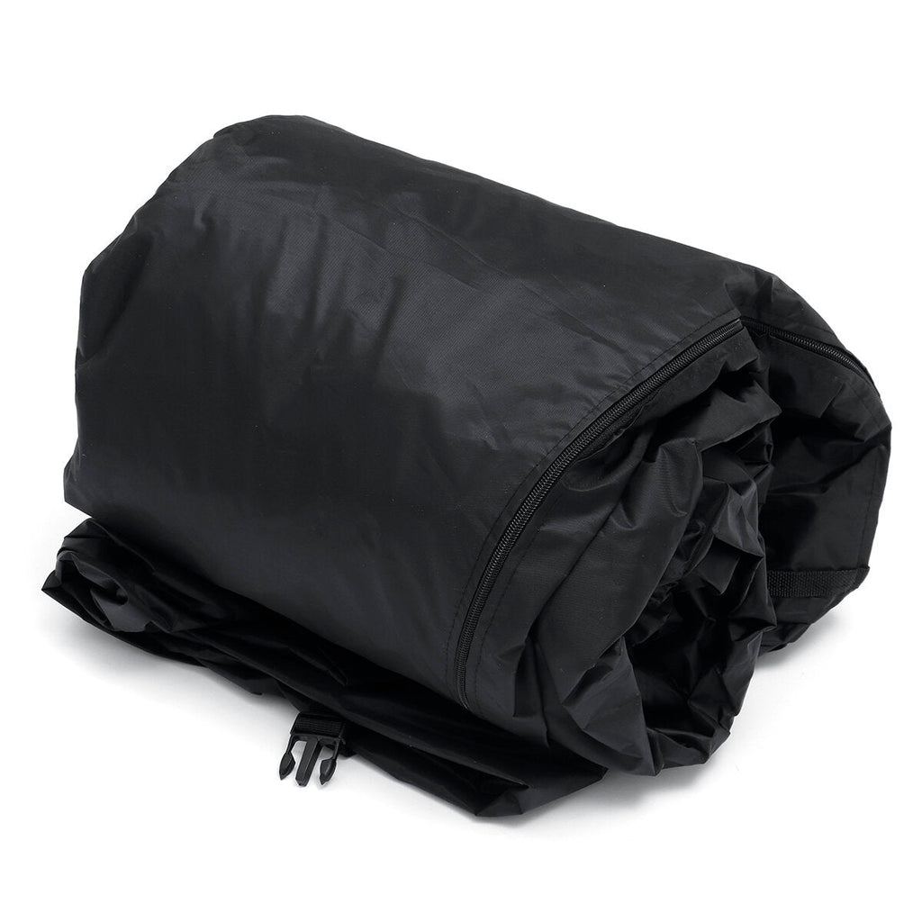 210D Black Heavy-Duty Center Console T-Top Roof Boat Cover