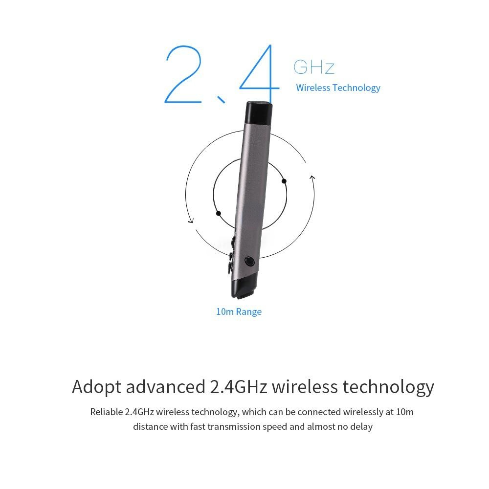 Flip Pen Wireless Presenter Clicker Multifunction Electronic Projection Laser