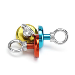 36mm 50kg Neodymium Recovery Magnet Metal Detector Eyebolt Ring Red/Yellow/Blue