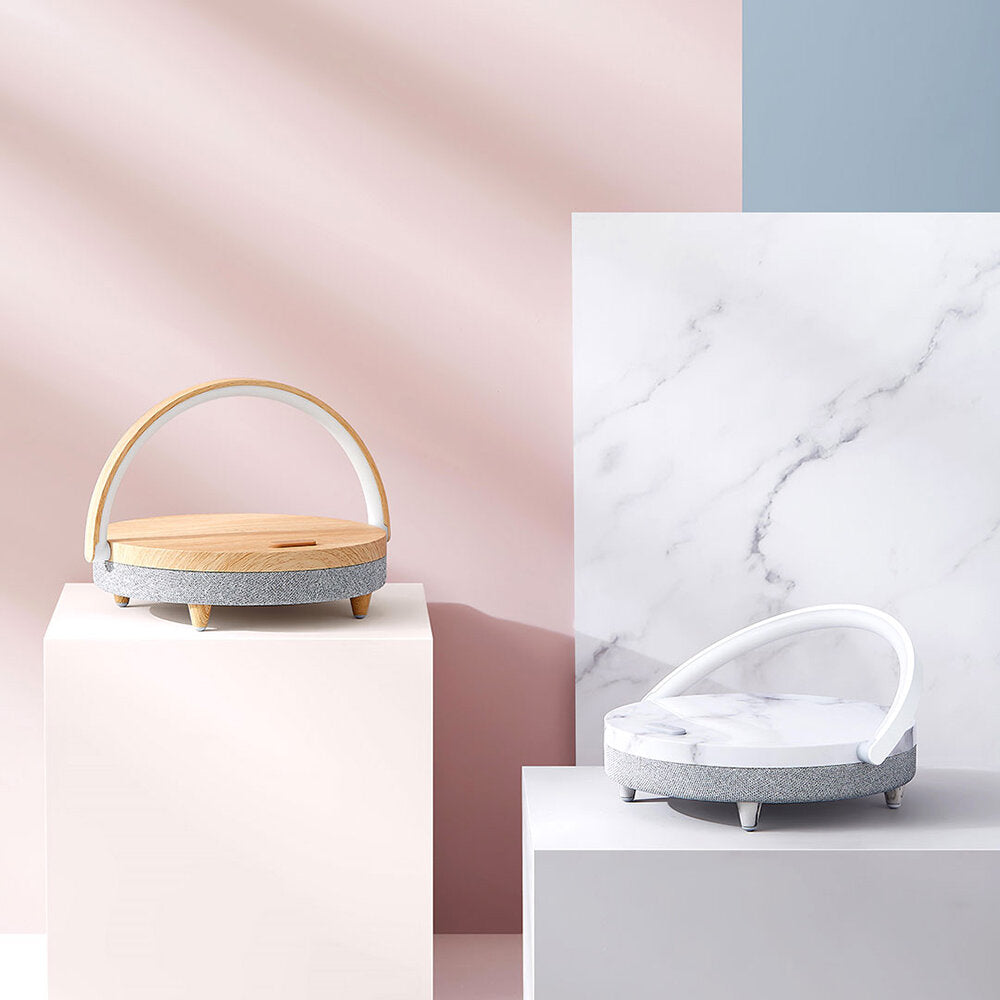 Wireless Charging Music Desk Lamp Three-speed Dimming 5.0 Bluetooth Speaker Type-c Charging Phone Holder