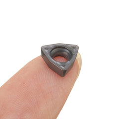 10Pcs Carbide Square Or Triangle Blade U-shaped Deep Hole Drill Violent for Lathe