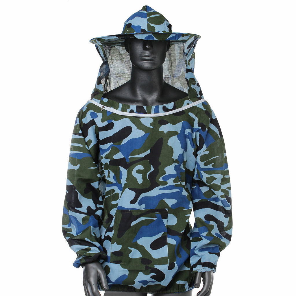 Beekeeping Jacket Veil Smock Equipment Supplies Bee Keeping Hat Sleeve Suit