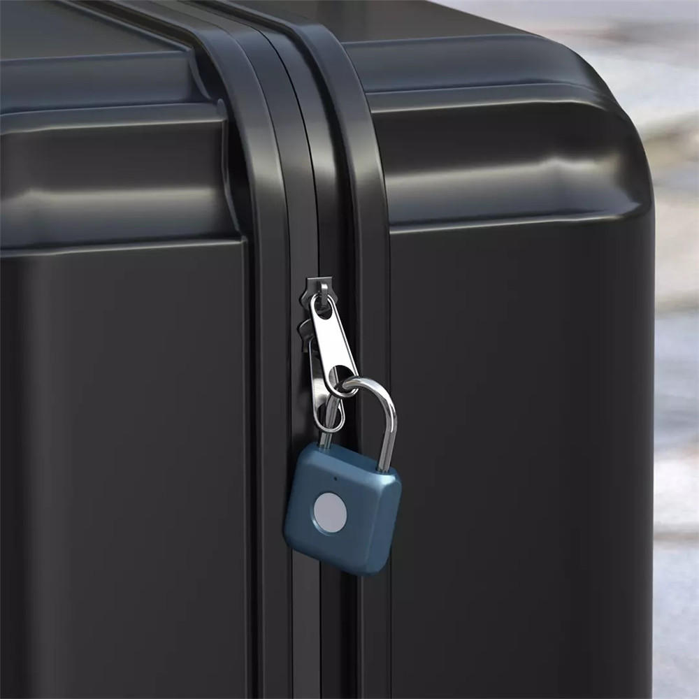 USB Rechargeable Smart Fingerprint Padlock Door Lock Waterproof Keyless Anti Theft Travel Luggage Drawer Safety Lock from