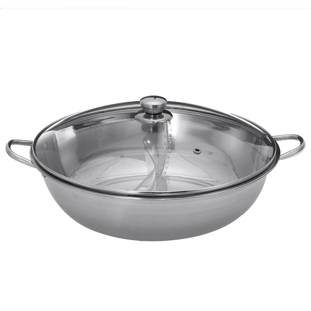 Hot Pot Dual-sided Stainless Steel Cookware For Induction 28/30/38/40cm