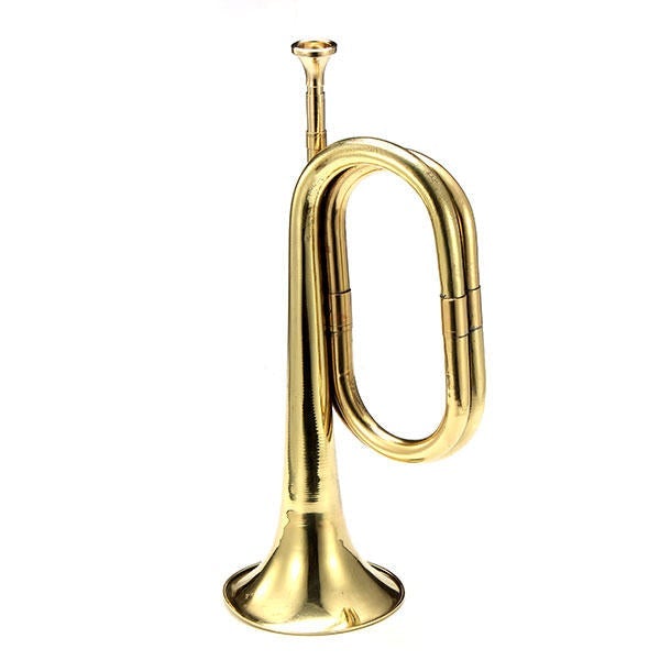 Retro Brass ArMilitary Cavalry Copper Trumpet Bugle