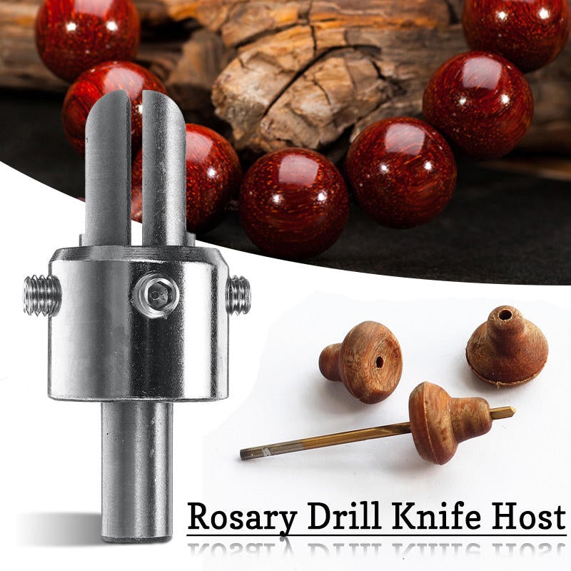 Drill Bit Rosary Host DIY Wood Rosary Bead Molding Wooden Bead Maker Kit Wooden Tool
