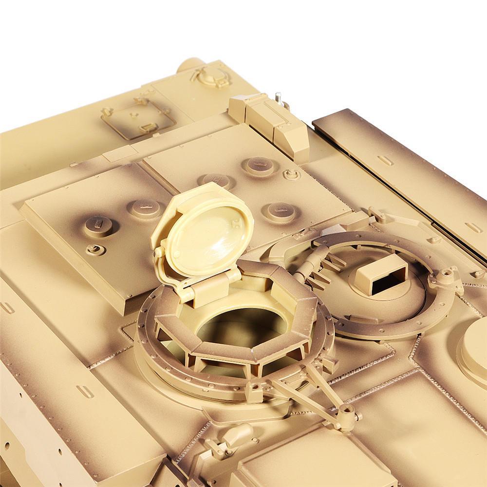 2.4G M1A2 Rc Car Battle Tank Metal Track with Sound Smoke Toy