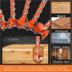 125mm Lengthened Woodworking Hole Saw Cutter Forstner Drill Bit Door Punching Auger Tool