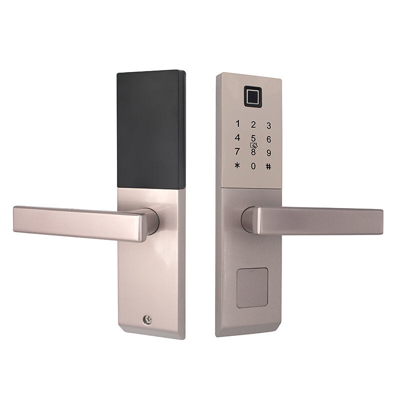 Smart Fingerprint Door Lock With Keypads Electronic Intelligent Security Lock Household Bedroom Anti-theft Door Password Card Key Lock