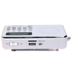 Portable Camping Hiking Outdoor Sport Hi-Fi Speaker Digital Multimedia Loudspeaker FM Radio