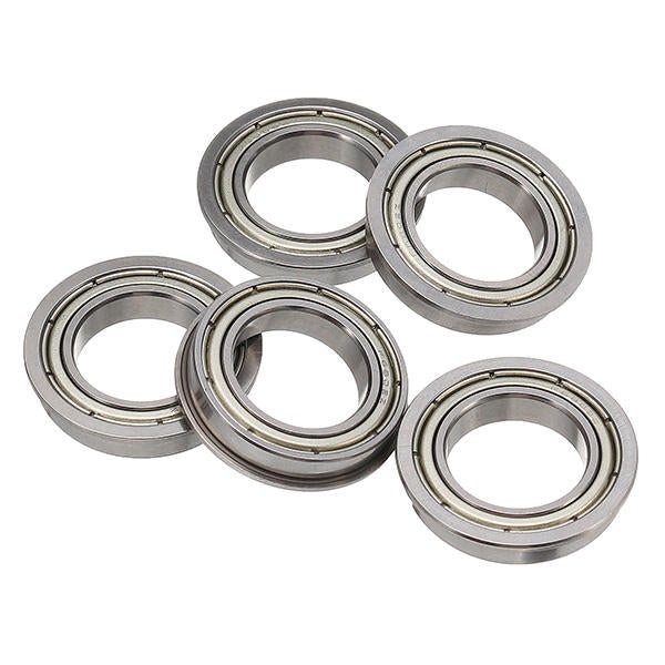 5pcs Flange Ball Bearings 15x24x5mm Deep Groove Ball Bearings