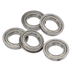 5pcs Flange Ball Bearings 15x24x5mm Deep Groove Ball Bearings
