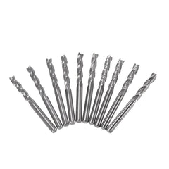 10pcs 3 Flutes Milling Cutter 3.175*17mm Carbide End Mill CNC Cutting Tool