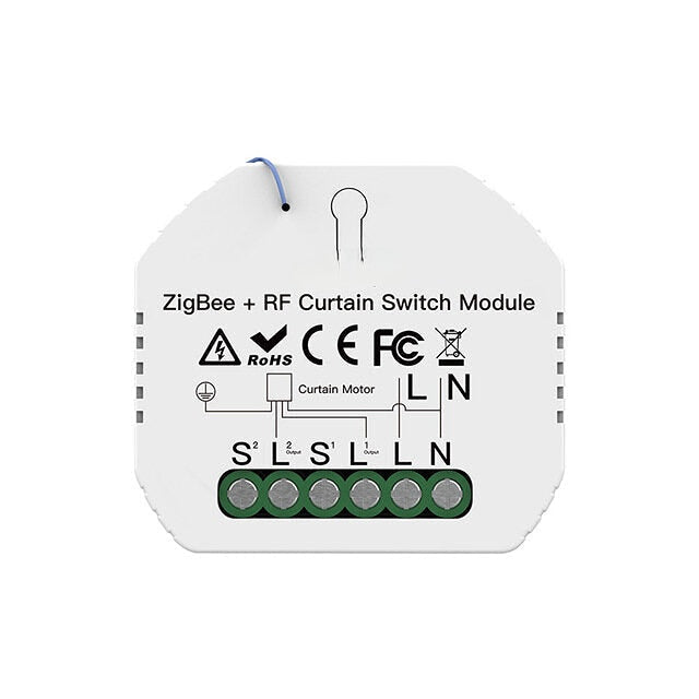 Smart Curtain Switch Module Motorized Roller Shutter Blinds Motor 2MQTT Tuya Smart APP Alexa Google Home