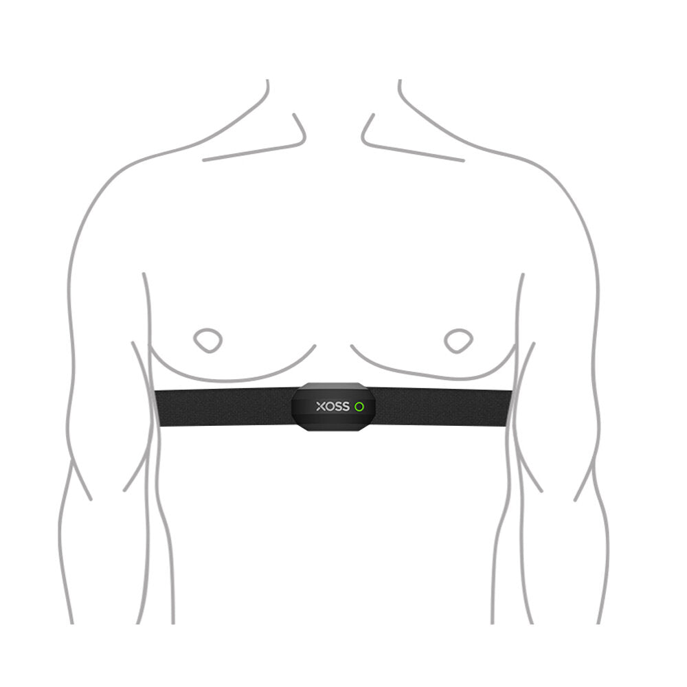 Sports Heart Rate Sensor Monitor Chest Strap ANT+ Bluetooth Wireless Waterproof Smart Heart Sensor Strap