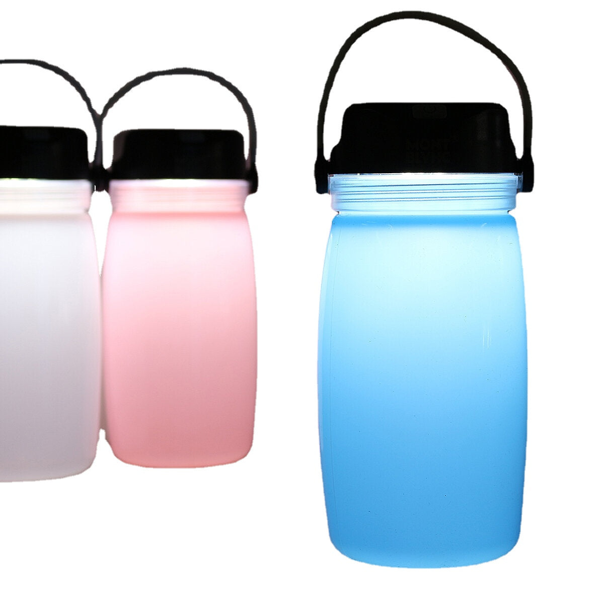 Camping Light Water Bottle Solar Charging Phone Charging Kettle Outdoor Sports Travel Mountaineering