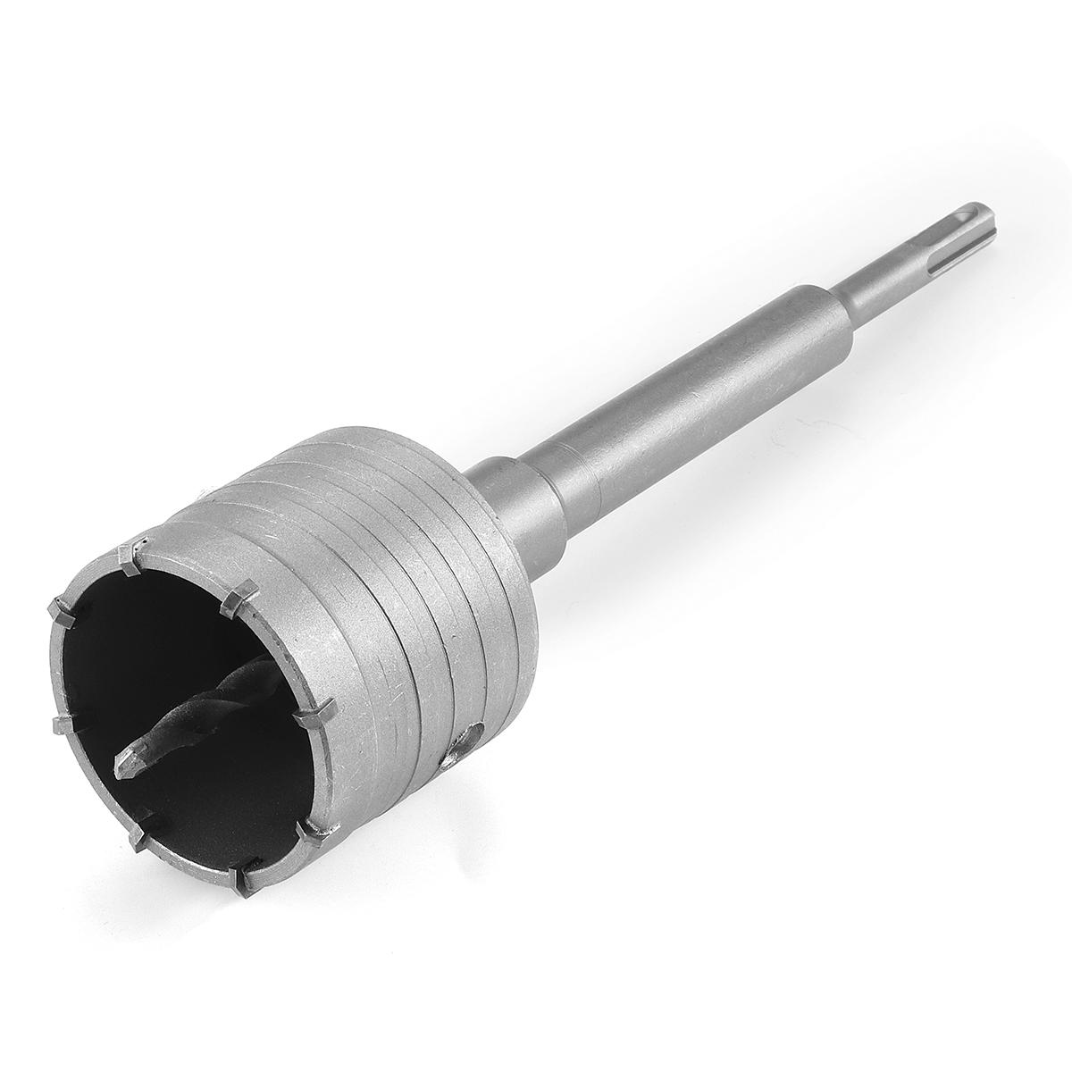 30 and 65mm Concrete Cement Wall Hole Saw Cutter Drill Bit 200mm SDS Shank Rod Wrench Tool Kit