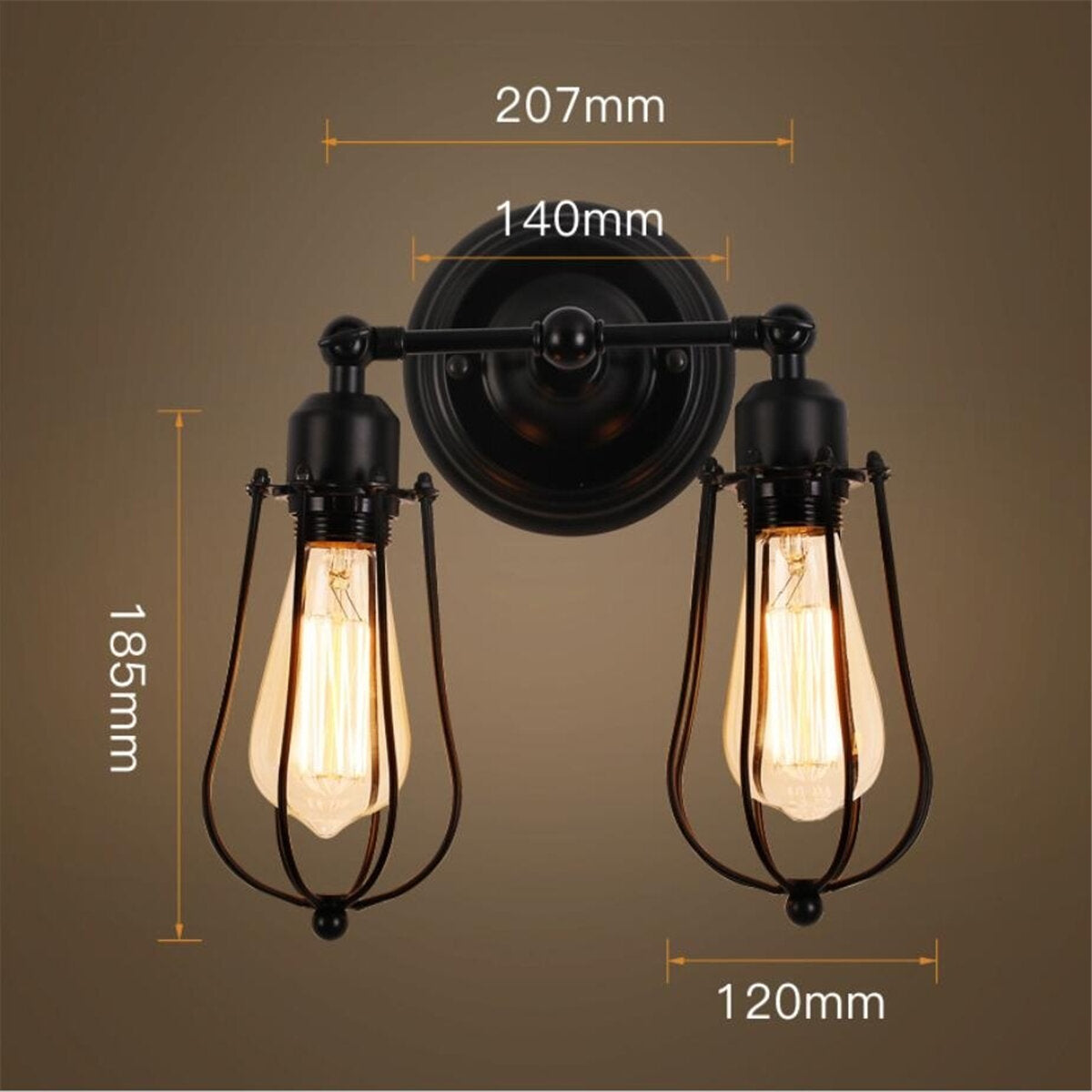 Wall Light Fixture Lamp Sconce Hallway E27 Vintage Home Coffice