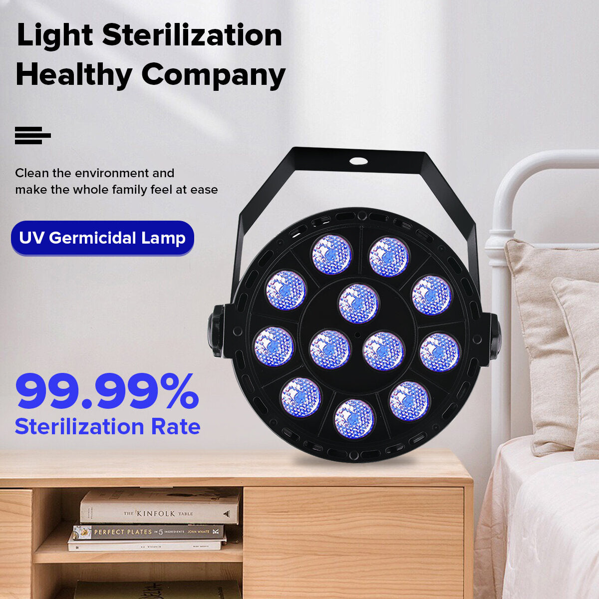 Portable UVC Germicidal Lamp UV Light Home Travel Disinfection Sterilization