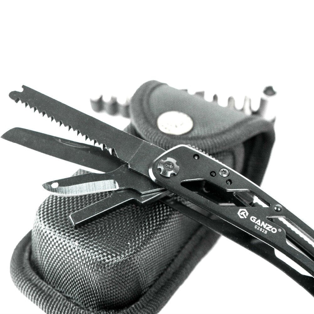 24-in-1 EDC Knife Multi-tools Set Folding Pliers Knife Pocket Plier Crimper Wire Cutter For Fishing Camping Survival