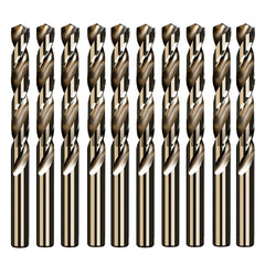 10Pcs 5.2/5.5/6.0/8.5mm M35 High Speed Steel Containing Cobalt Twist Drill Bit Tool for Metal Stainless Drilling