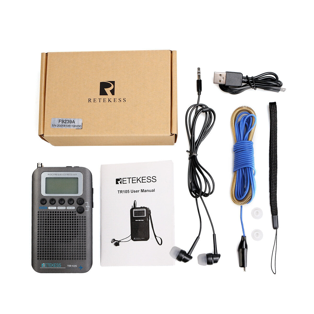 FM AM SW Digital Tuning Radio with Timer ON OFF Clock Function