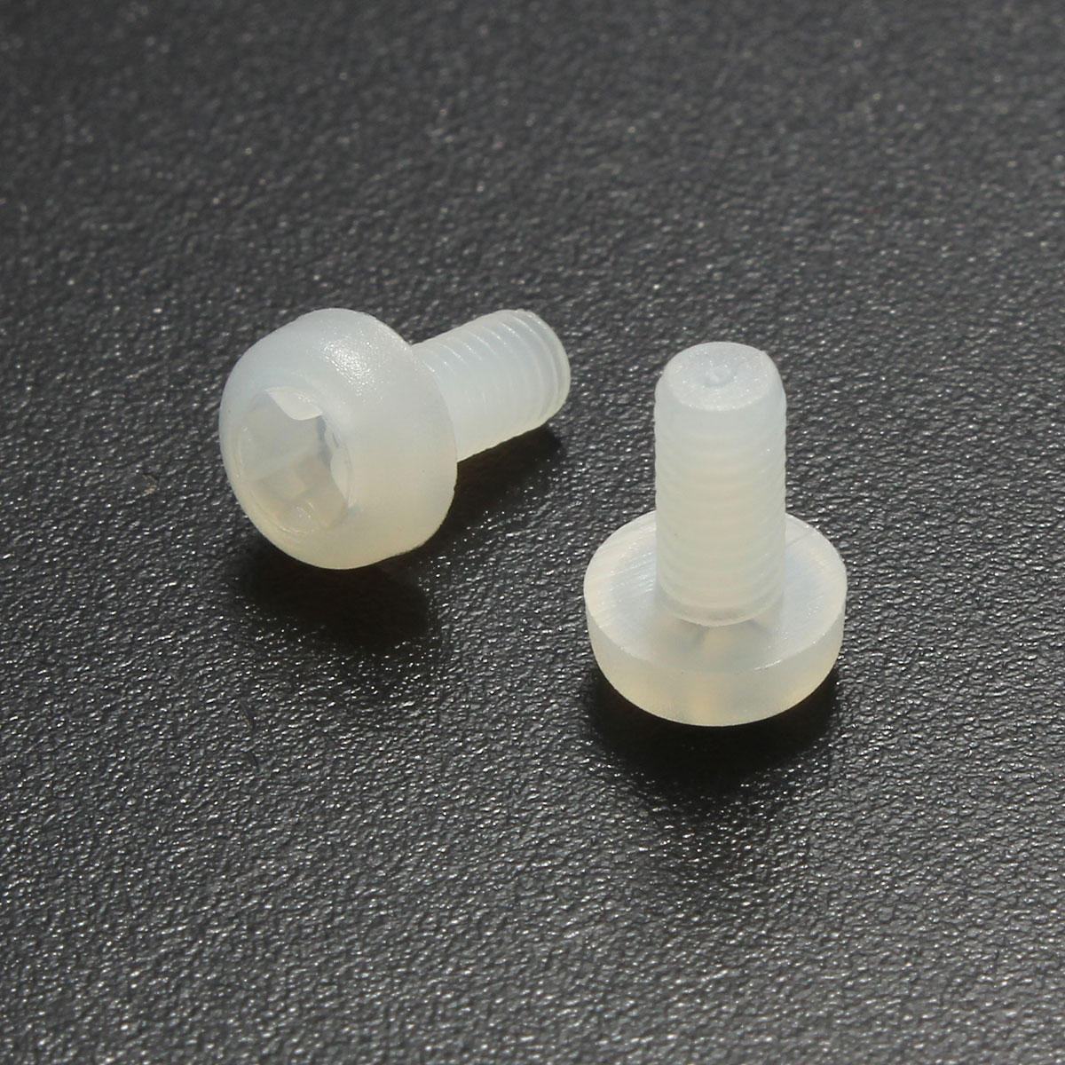 M3NP2 50Pcs M3 White Round Pillips Pan Head Plastic Nylon Screw Bolt 5/6/8/10/12/15/20/25mm Length