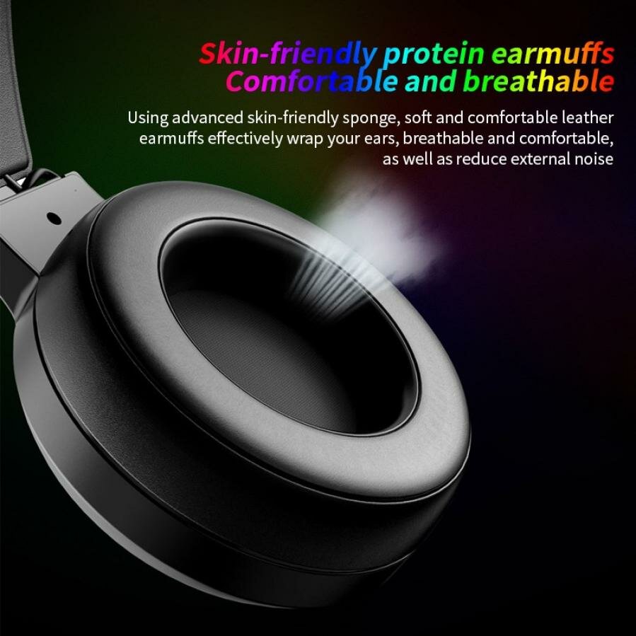 Gaming Headset 7.1 Surround Sound USB 3.5mm Wired RGB Light Gaming Headphones With Microphone For Tablet PC for PS4 Gamer