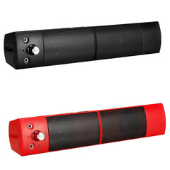 Computer Speaker Desktop Speaker Double Drivers 4D Stereo Wired Bluetooth Speaker with Microphone