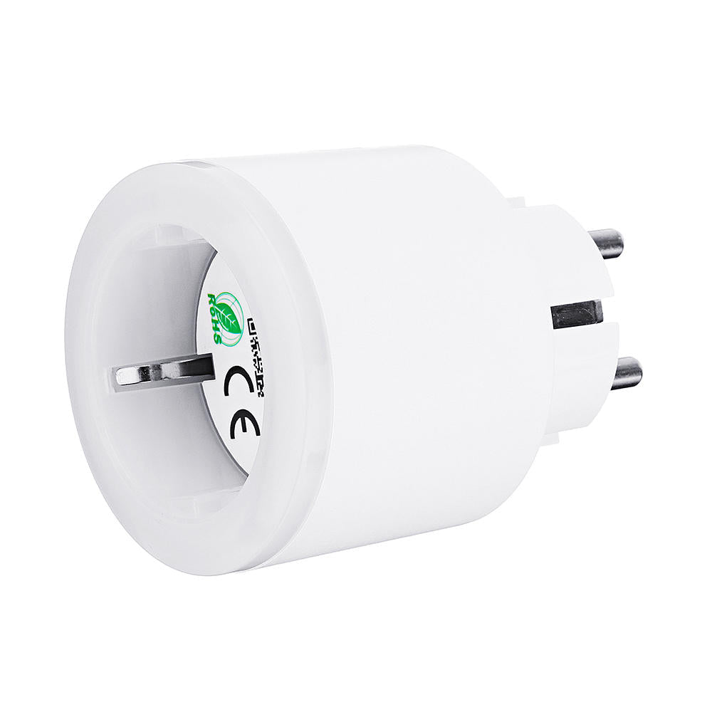 Electricity Statistics RGB Scene Light Smart Wifi Socket Mobile Phone Timer Switch 250V 16A EU