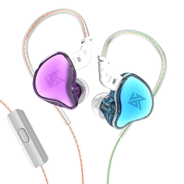 Dynamic In-Ear Earphones Monitor Hi-Fi Bass 3.5mm Wired Earphone Sport Music Headphones with Detachable Cable