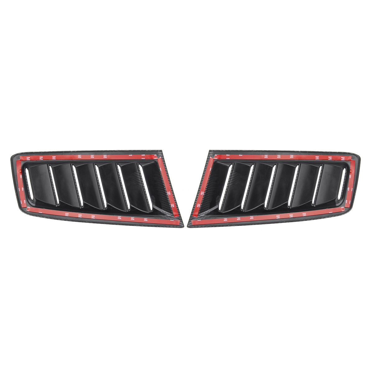 Universal Car RS Style Bonnet Vents Carbon Fiber Look