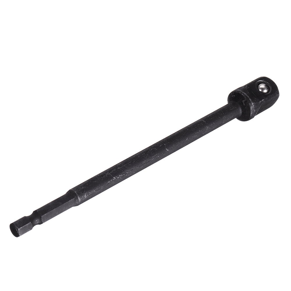 3pcs 1/4 Inch Shank 150mm Socket Adapter Extension Socket Impact Driver Adapter