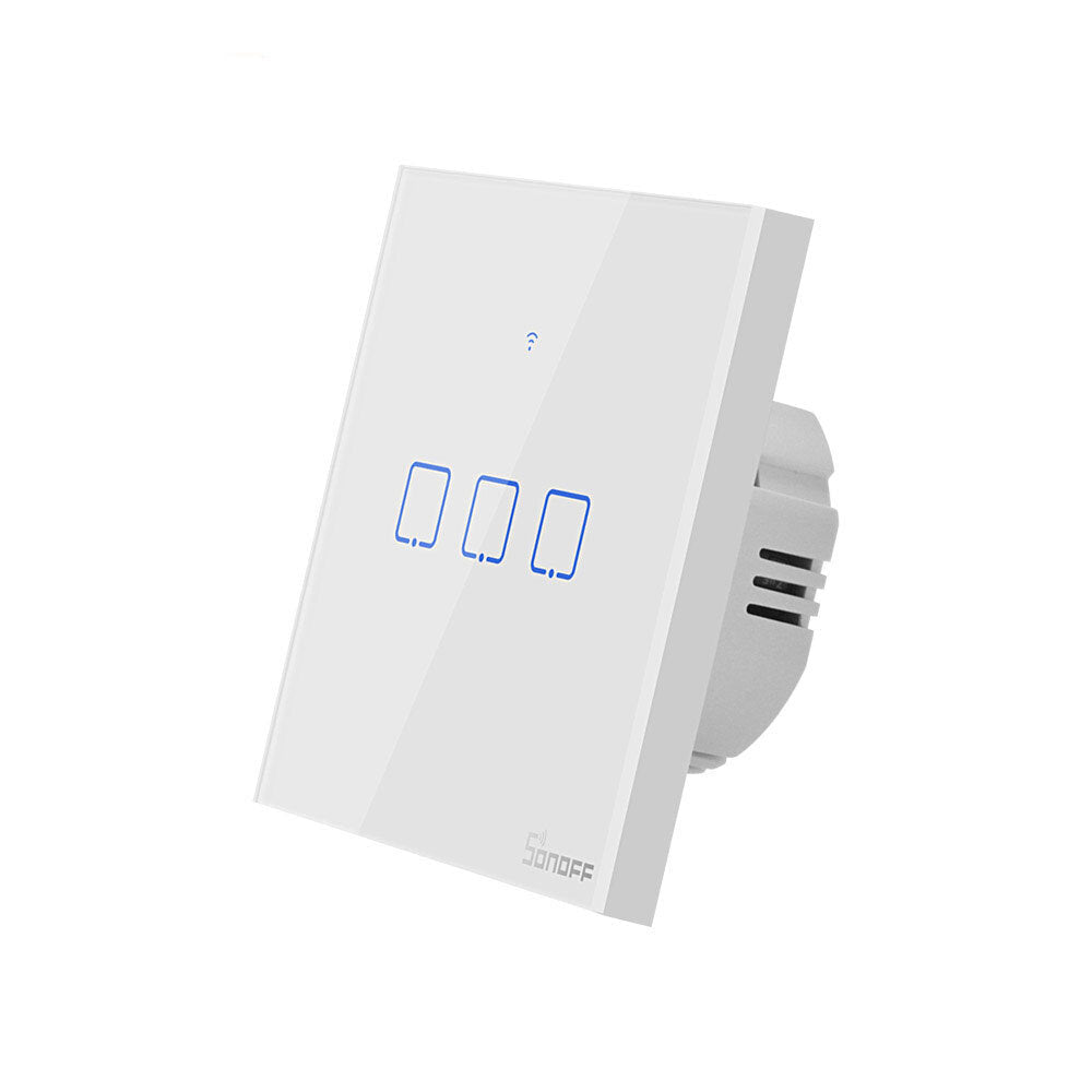 WIFI Wall Switch Smart Wall Touch Light Switch For Smart Home Work With Alexa Google Home EU/US/UK AC 100-240V 1/2/3 Gang TX
