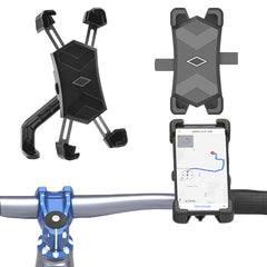 4-Claws Automatic Locking Phone Bike Holder 360 Adjustable Cycling Universal GPS Rack For MTB Bicycle Motorcycles
