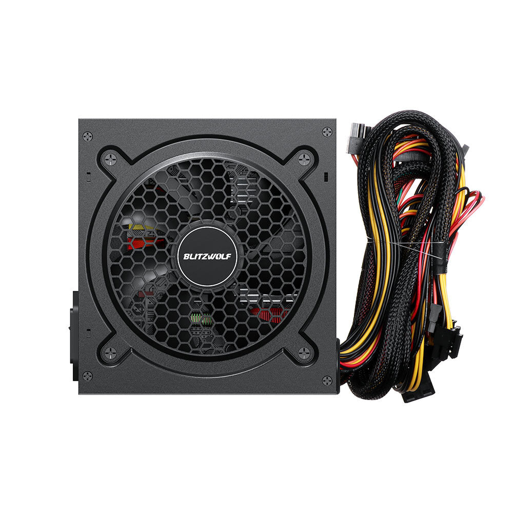 White Power Supply 400W/600W PC ATX 80PLUS Certified With 7 Prevention Technology Wide Range Voltage Heat Dissipation Multiple Protection