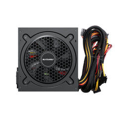 White Power Supply 400W/600W PC ATX 80PLUS Certified With 7 Prevention Technology Wide Range Voltage Heat Dissipation Multiple Protection