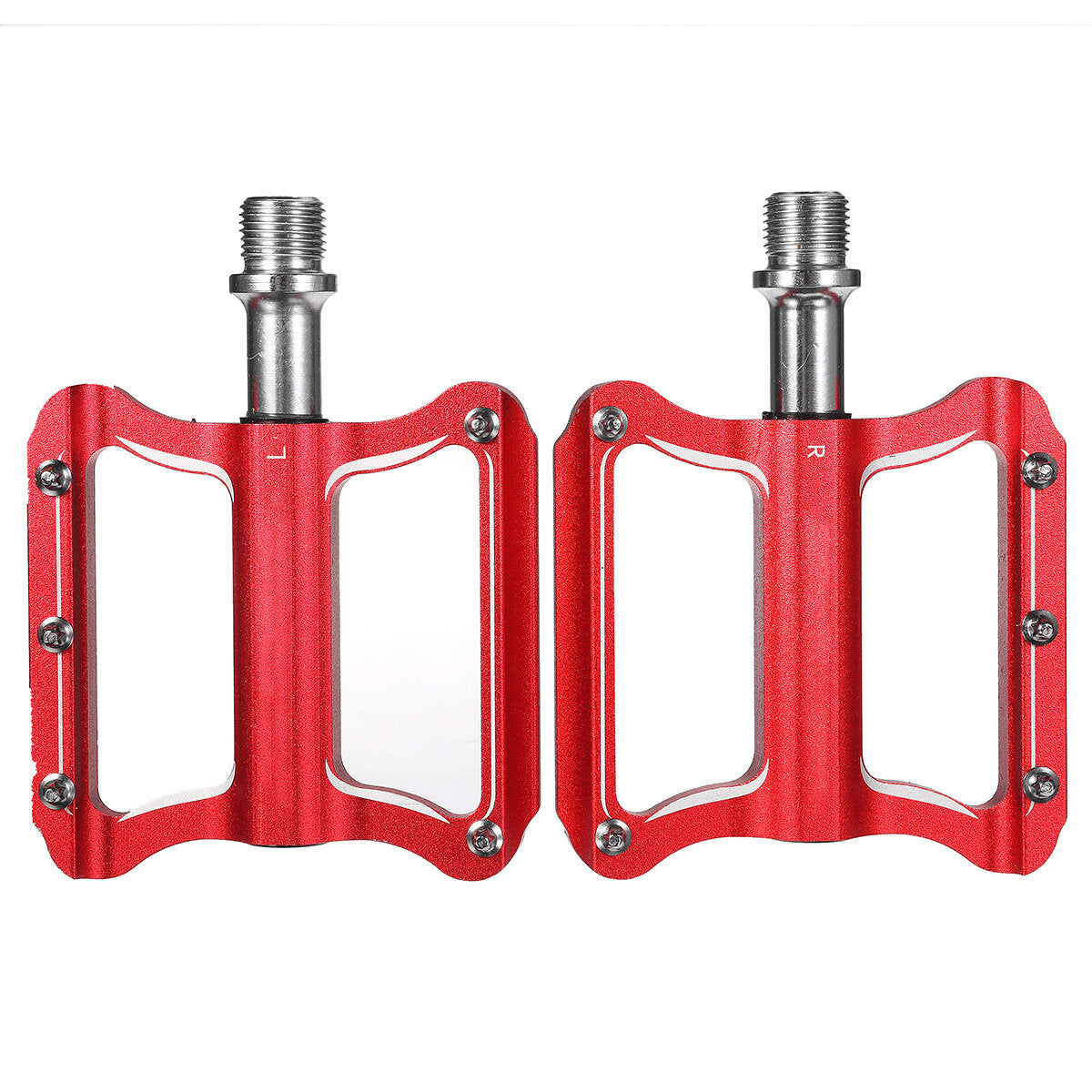 Bike Pedals Anti-slip Mountain Road Platform Aluminum Alloy Flat 1 Pair